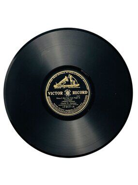 Harry Macdonough When Irish Eyes Are Smiling 10 Inch Shellac 78 RPM Victor 17317